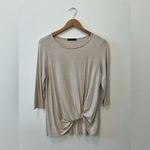 Gibson top in marbled taupe